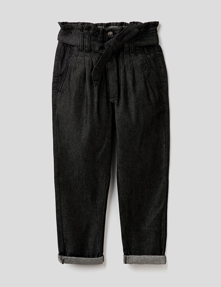 

Джинсы для девочек Benetton цв. черный р.158, 21A_4AD755FI0