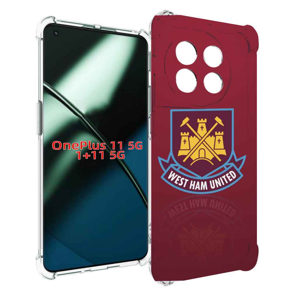 

Чехол MyPads фк вест хэм мужской для OnePlus 11, Прозрачный, Tocco
