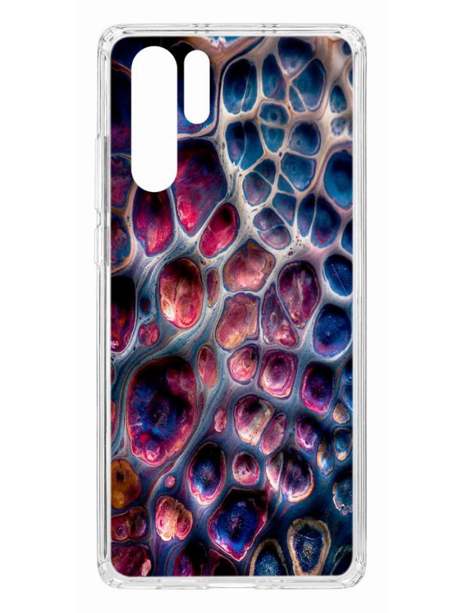 фото Чехол для huawei p30 pro kruche print сплав кruче