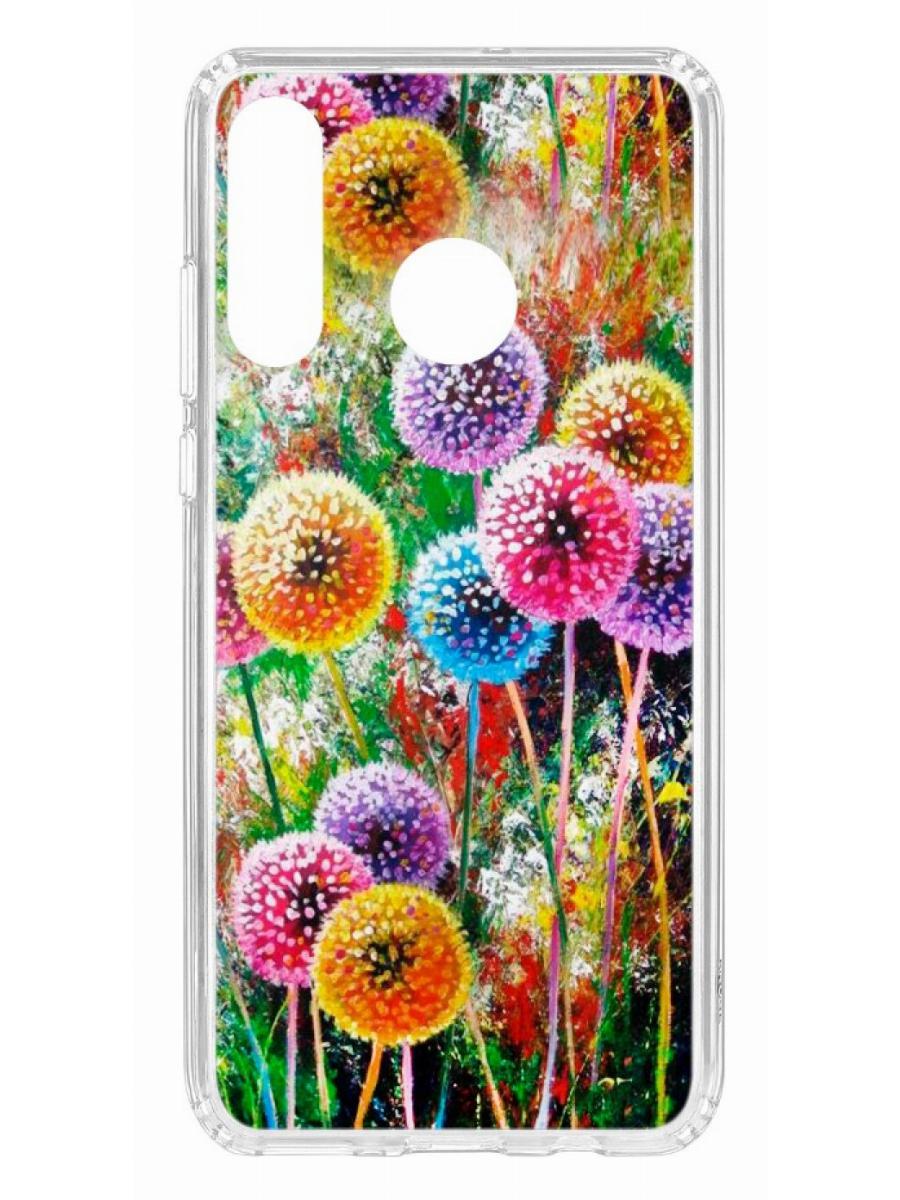 фото Чехол для huawei p30 lite kruche print одуванчики кruче