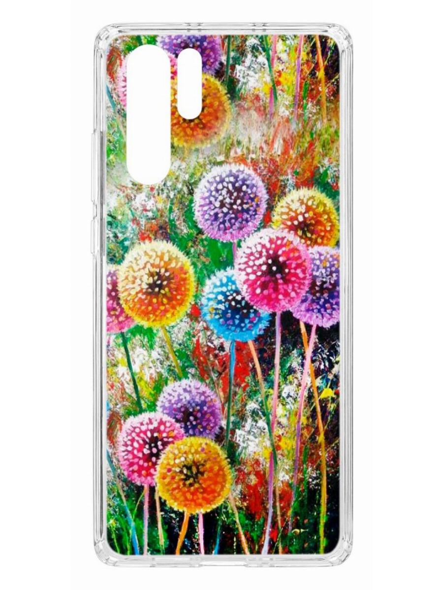 фото Чехол для huawei p30 pro kruche print одуванчики кruче