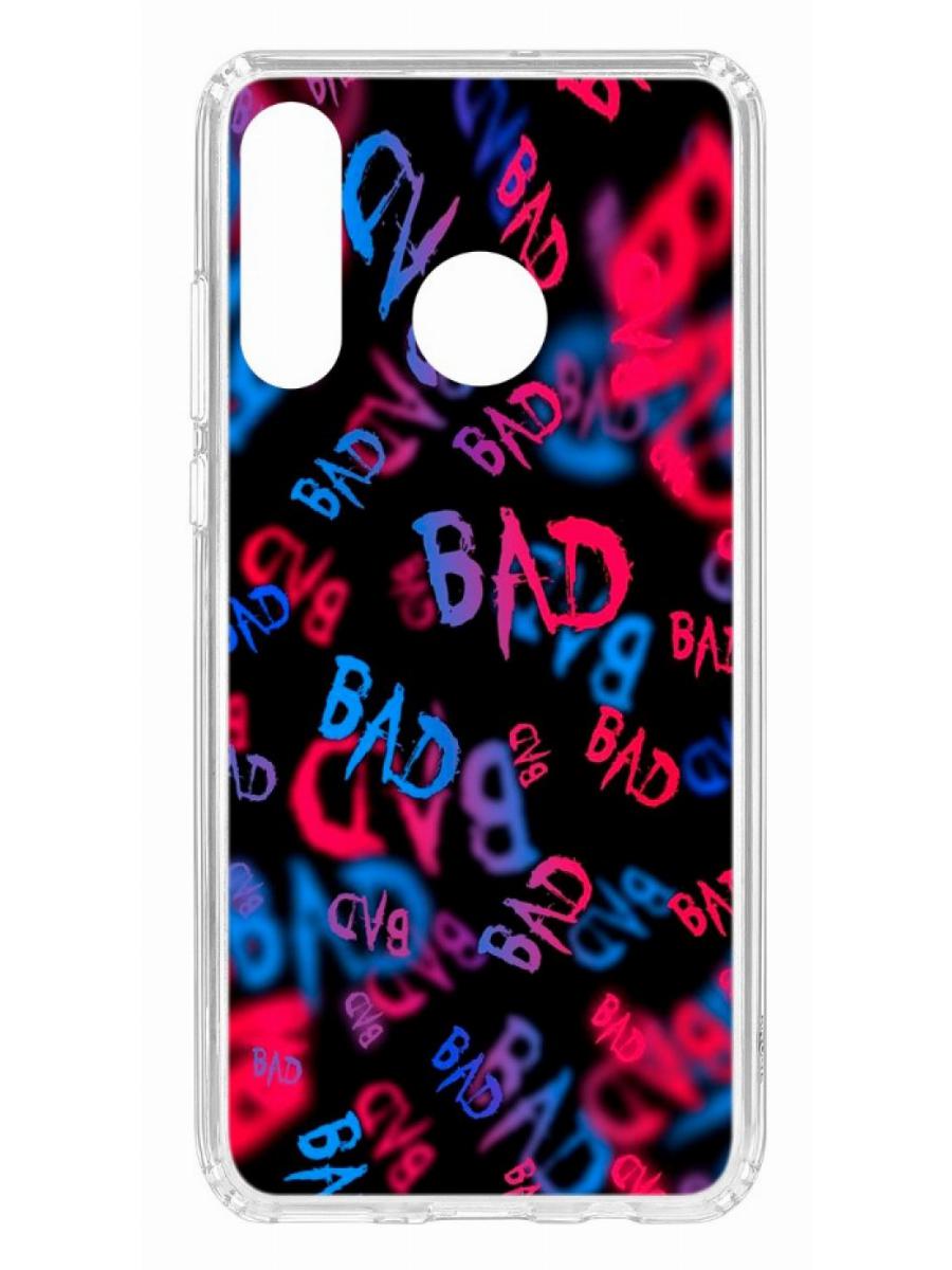 фото Чехол для huawei p30 lite kruche print bad кruче