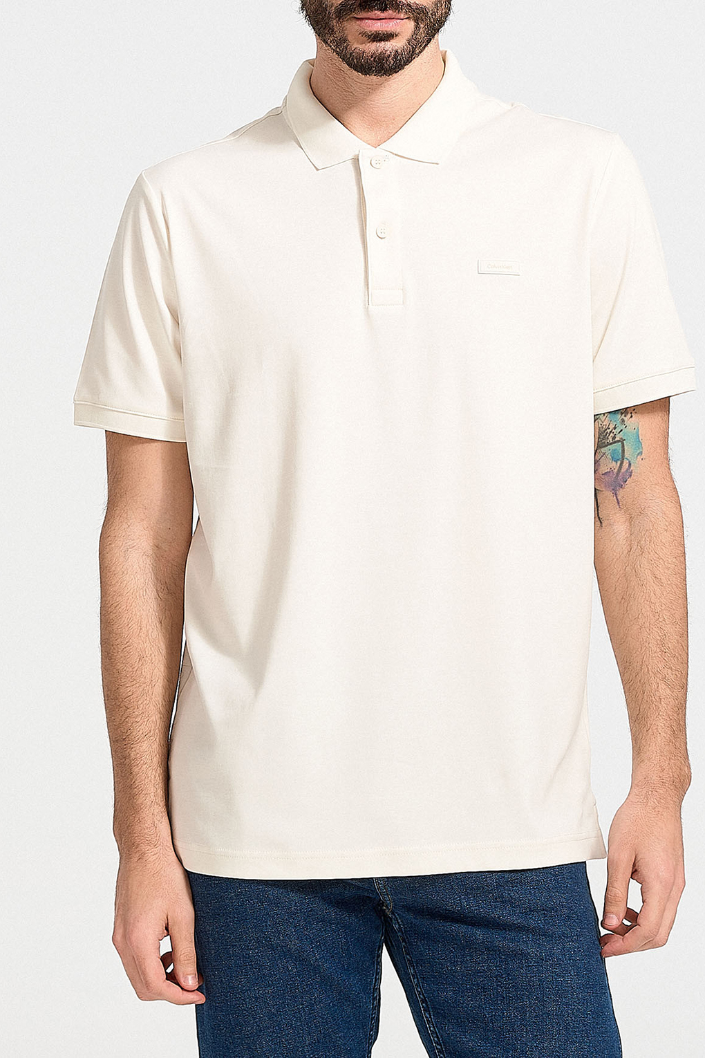 

Футболка мужская Calvin Klein K10K111657 белая XL, Белый, K10K111657
