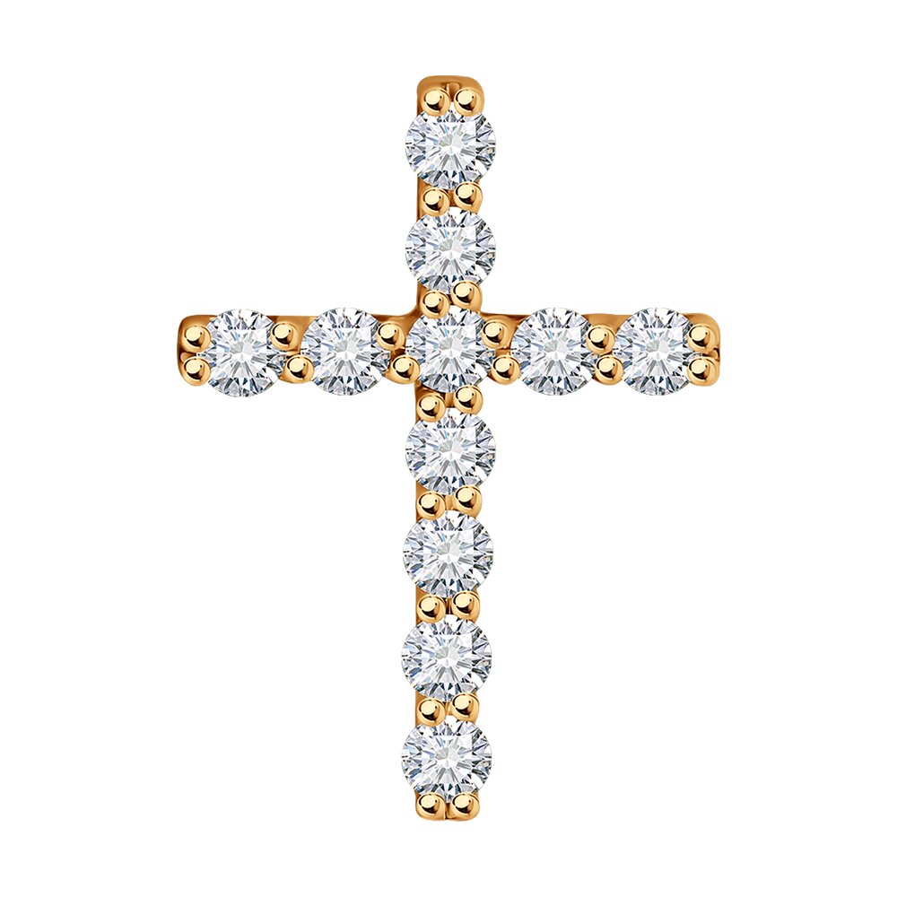 

Бегунок из красного золота SOKOLOV Diamonds 1030936, бриллиант, 1030936