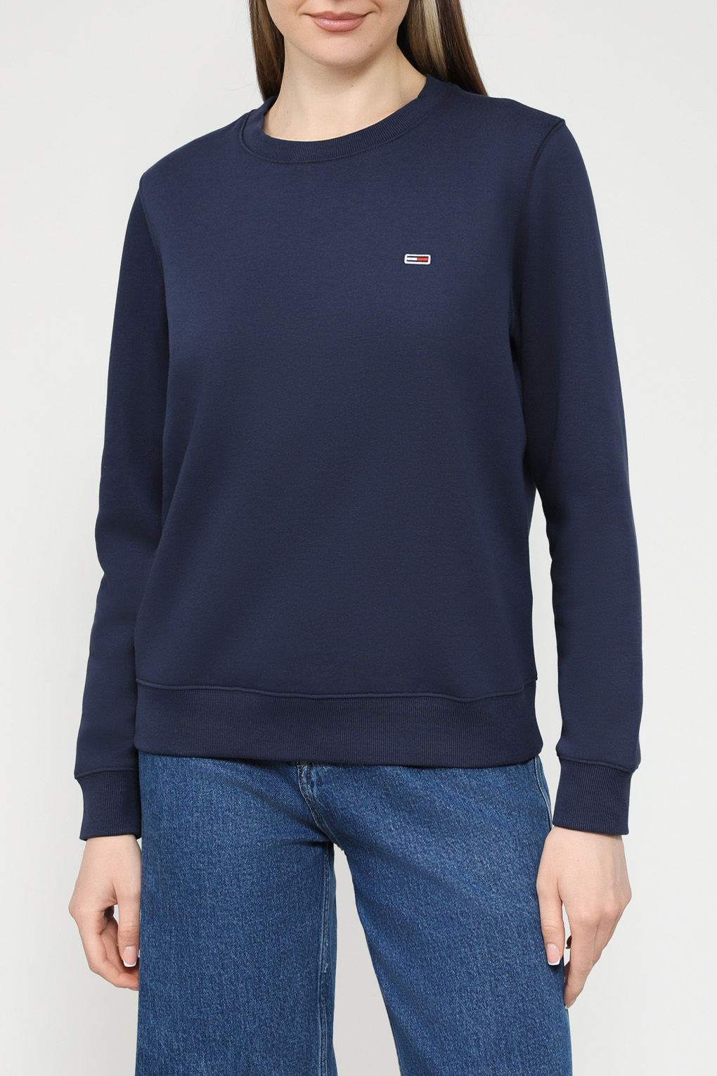 

Свитшот женский Tommy Jeans DW0DW09227 синий L, DW0DW09227