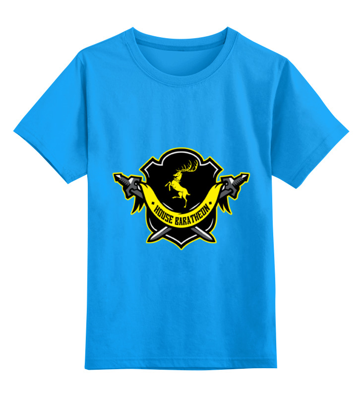 

Футболка детская Printio House baratheon цв. голубой р. 140, House baratheon
