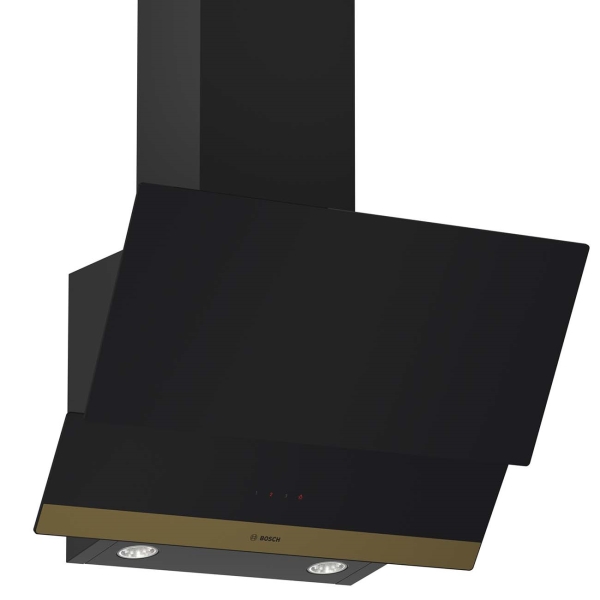 

Вытяжка настенная Bosch DWK65AJ90R черный, DWK65AJ90R