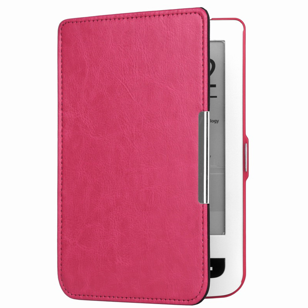 Чехол-обложка MyPads для PocketBook 624 Basic Touch /614 Basic 2/615 розовый