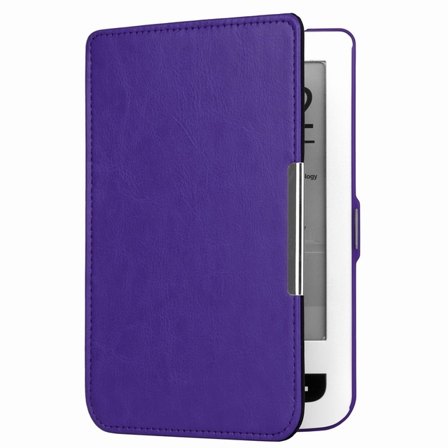 

Чехол-обложка футляр MyPads для PocketBook 515 mini фиолетовый, PocketBook 515 mini