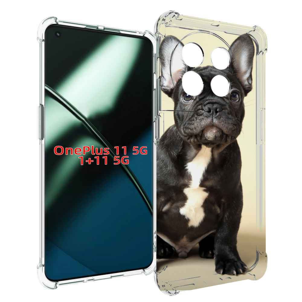 

Чехол MyPads французскии бульдог для OnePlus 11, Прозрачный, Tocco