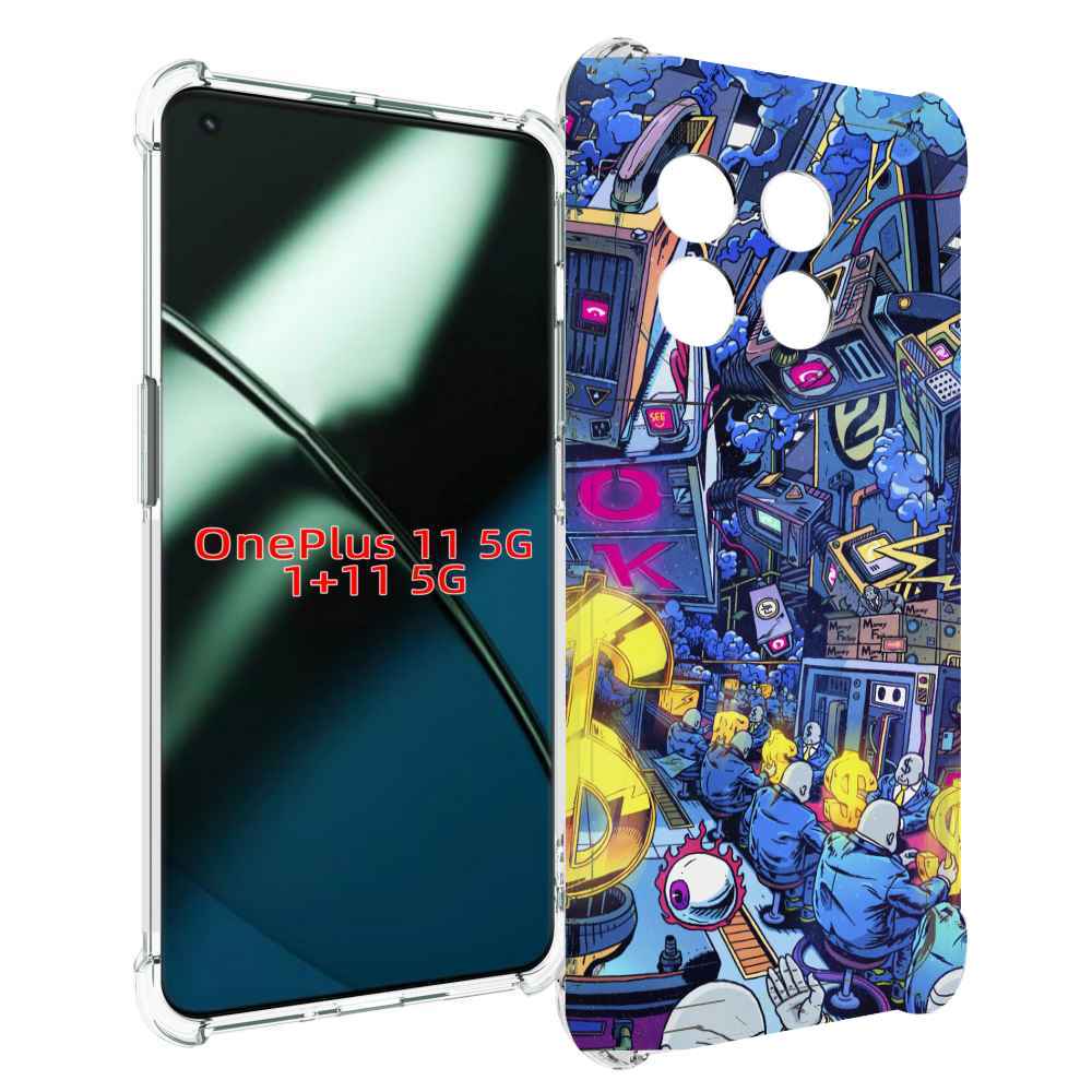 

Чехол MyPads футуристичная картинка для OnePlus 11, Прозрачный, Tocco