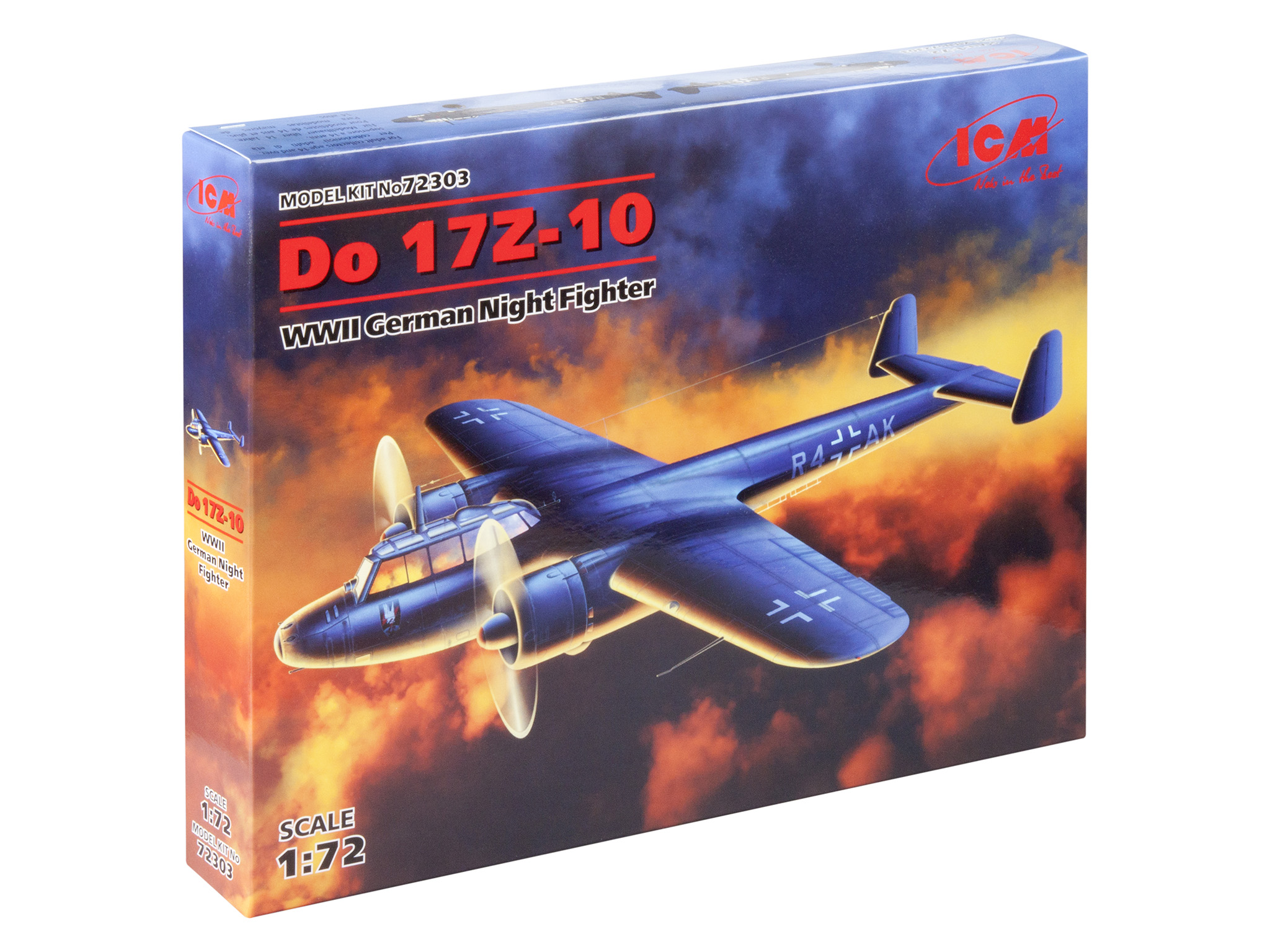 

Сборная модель ICM 1/72 Do 17Z-10, WWII German Night Fighter 72303