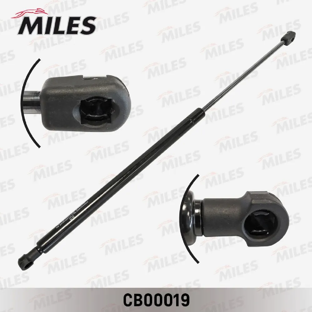 

MILES CB00019 Амортизатор багажника, Черный