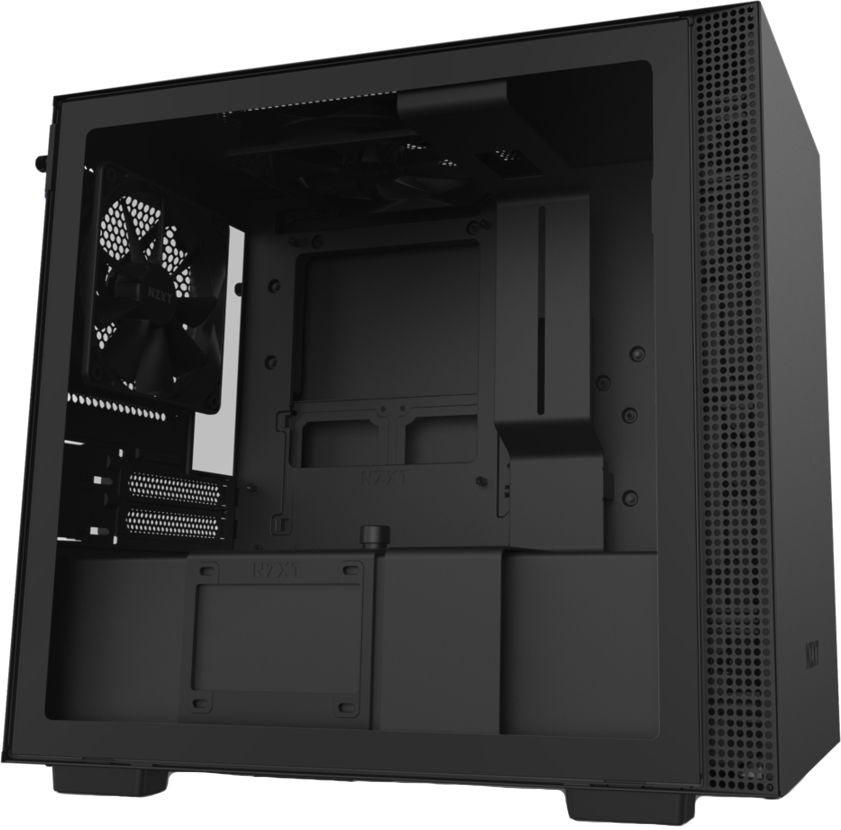 фото Компьютерный корпус nzxt h210 black/black без бп (ca-h210b-b1)