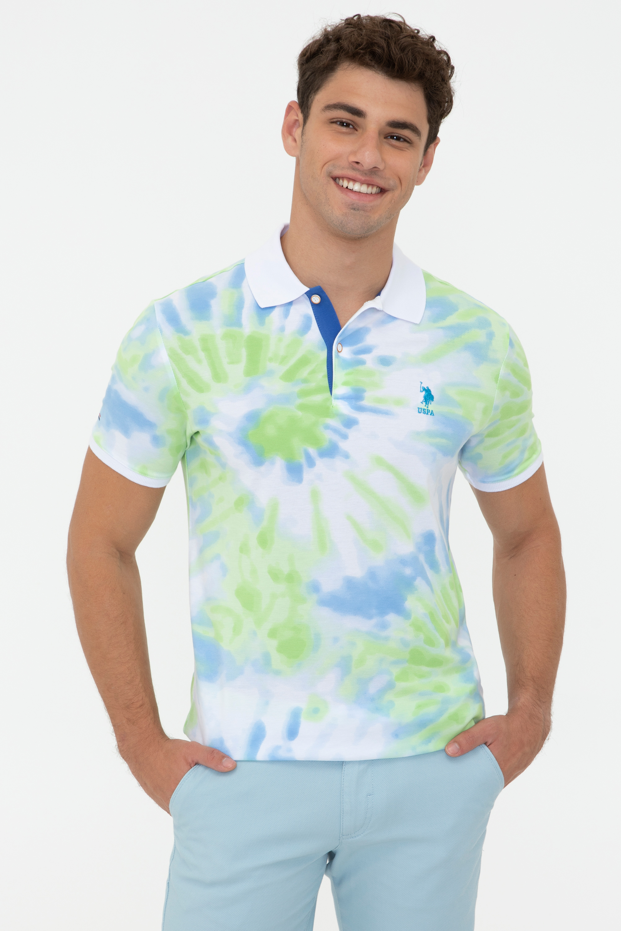 

Футболка мужская U.S. POLO Assn. G081SZ0110SHAN разноцветная S, G081SZ0110SHAN