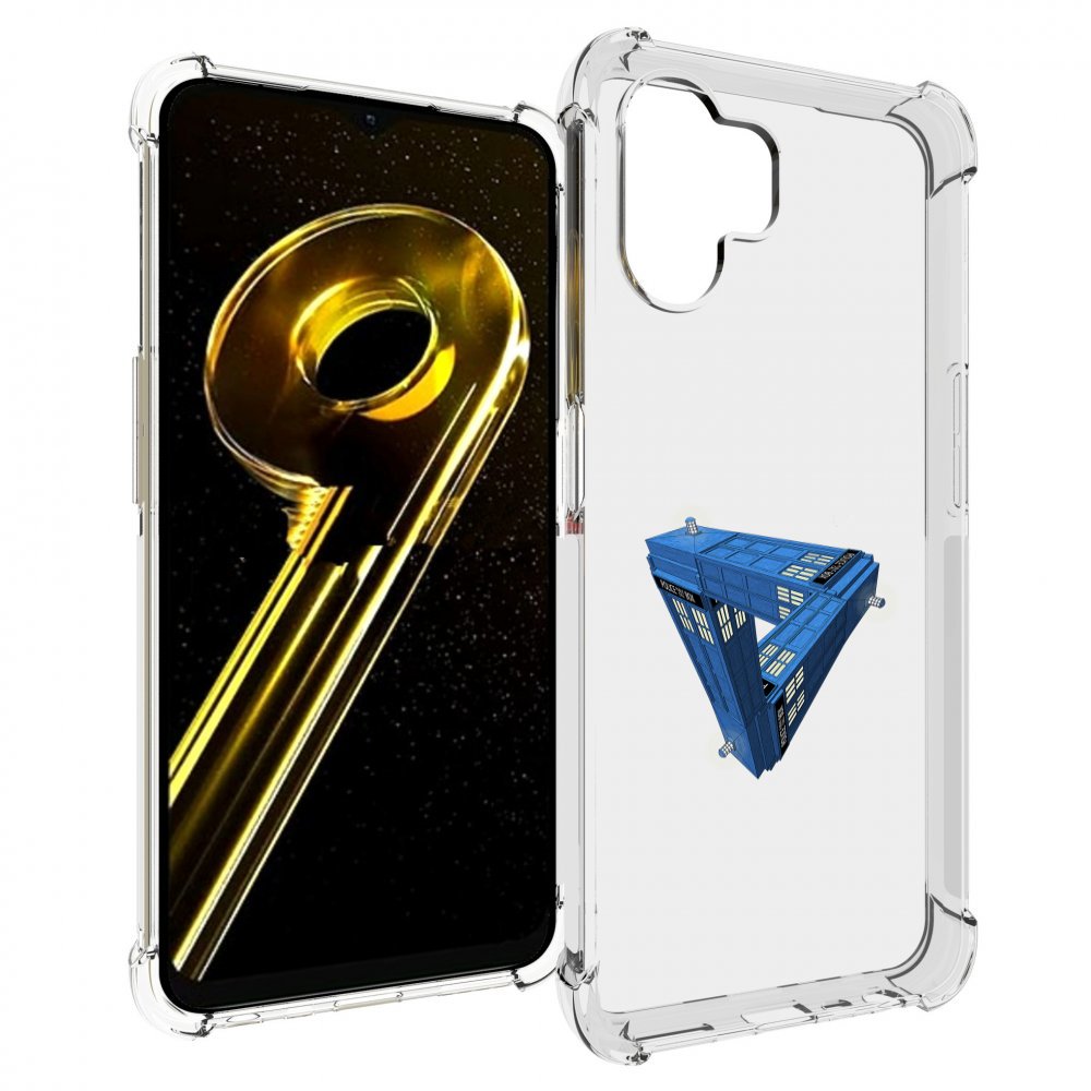 

Чехол бампер MyPads головолока абстракция для Realme 10 5G проти..., Прозрачный, Tocco