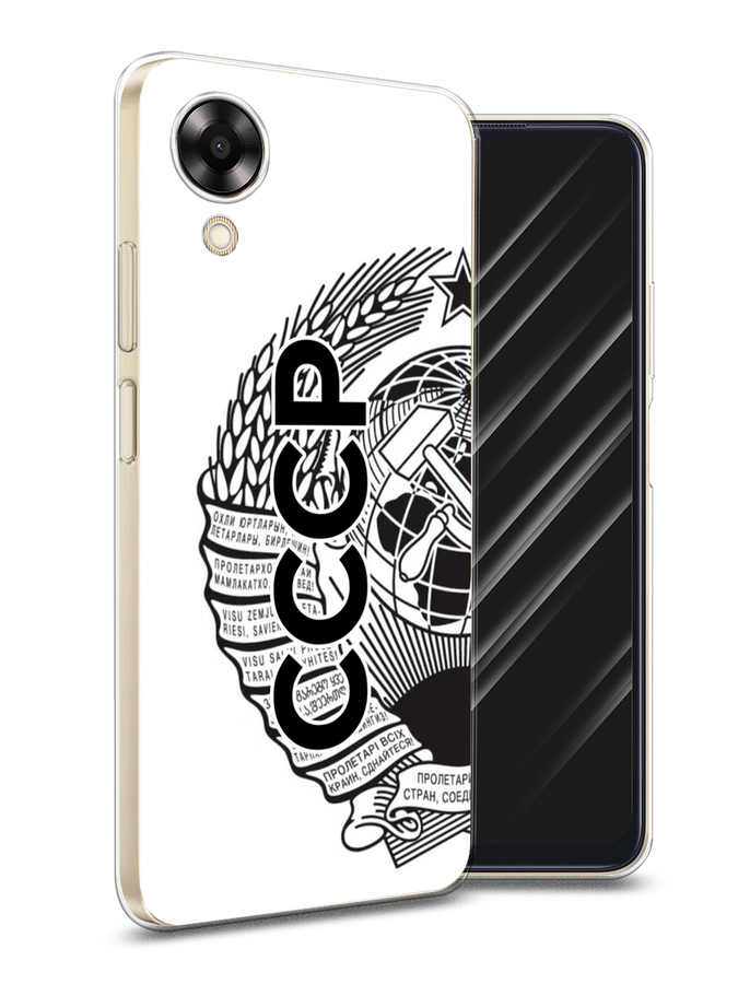 

Чехол Awog на Oppo A17K "Герб СССР", Черный;серый;белый, 2512850-10
