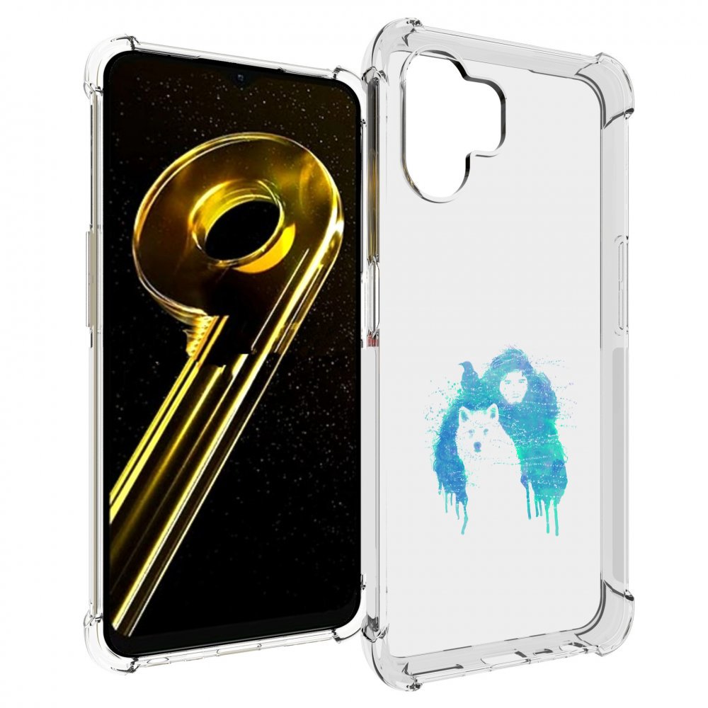 

Чехол бампер MyPads джон сноу для Realme 10 5G противоударный, Прозрачный, Tocco
