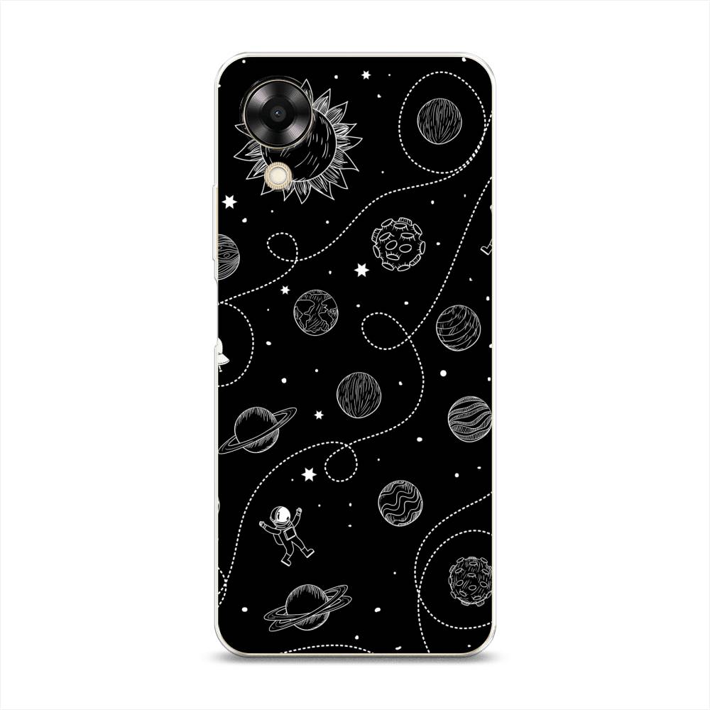 

Чехол Awog на Oppo A17K "В невесомости", Бежевый, 2512850-4