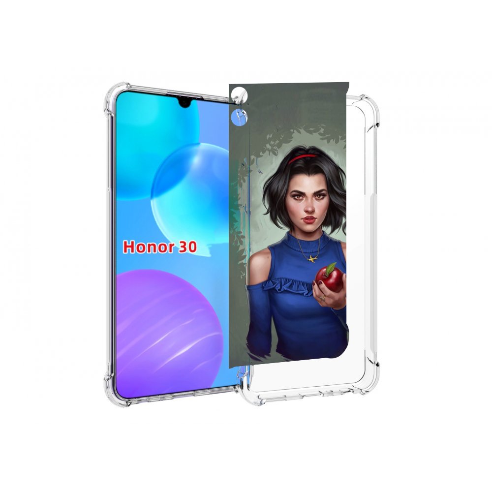 

Чехол MyPads девушка-с-яблоком женский для Huawei Honor 30 Lite, Tocco