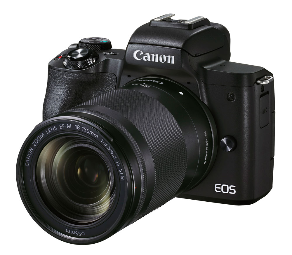 

Беззеркальный фотоаппарат Canon EOS M50 Mark II Kit EF-M 18-150mm IS STM, черный