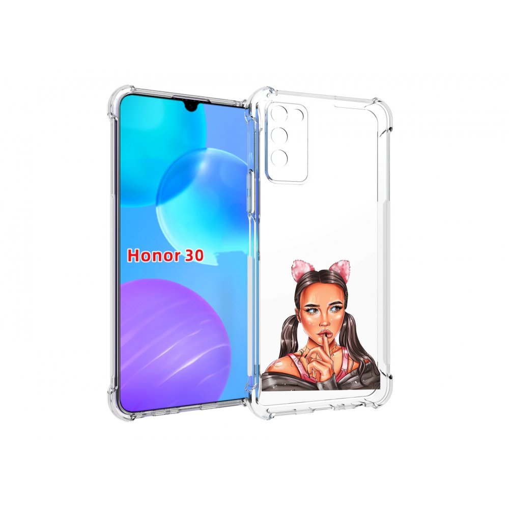 

Чехол MyPads девушка-тихо женский для Huawei Honor 30 Lite, Tocco