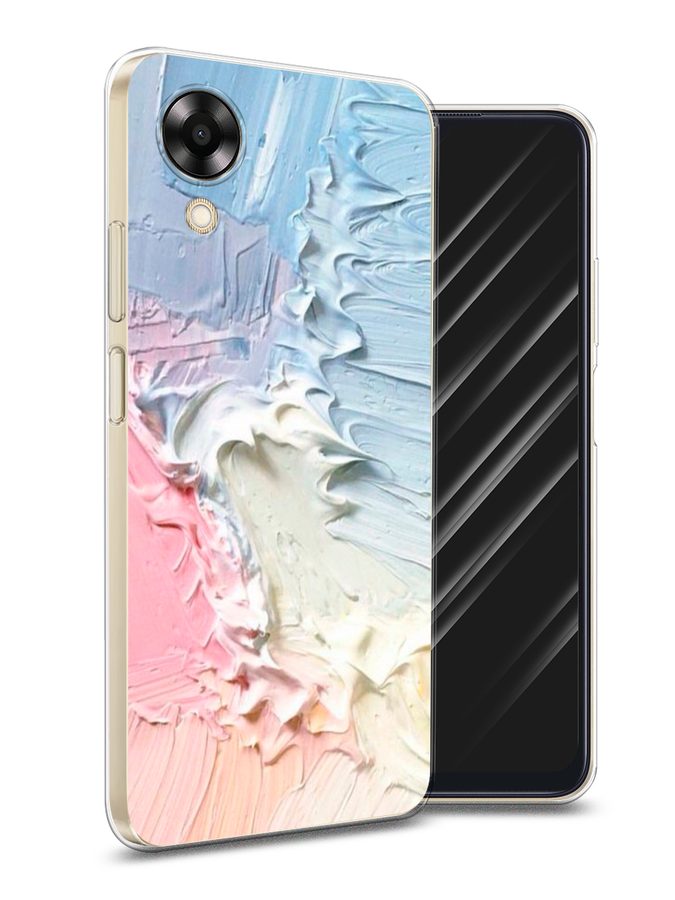 

Чехол Awog на Oppo A17K "Фруктовое мороженное", Голубой;розовый;желтый, 2512850-3