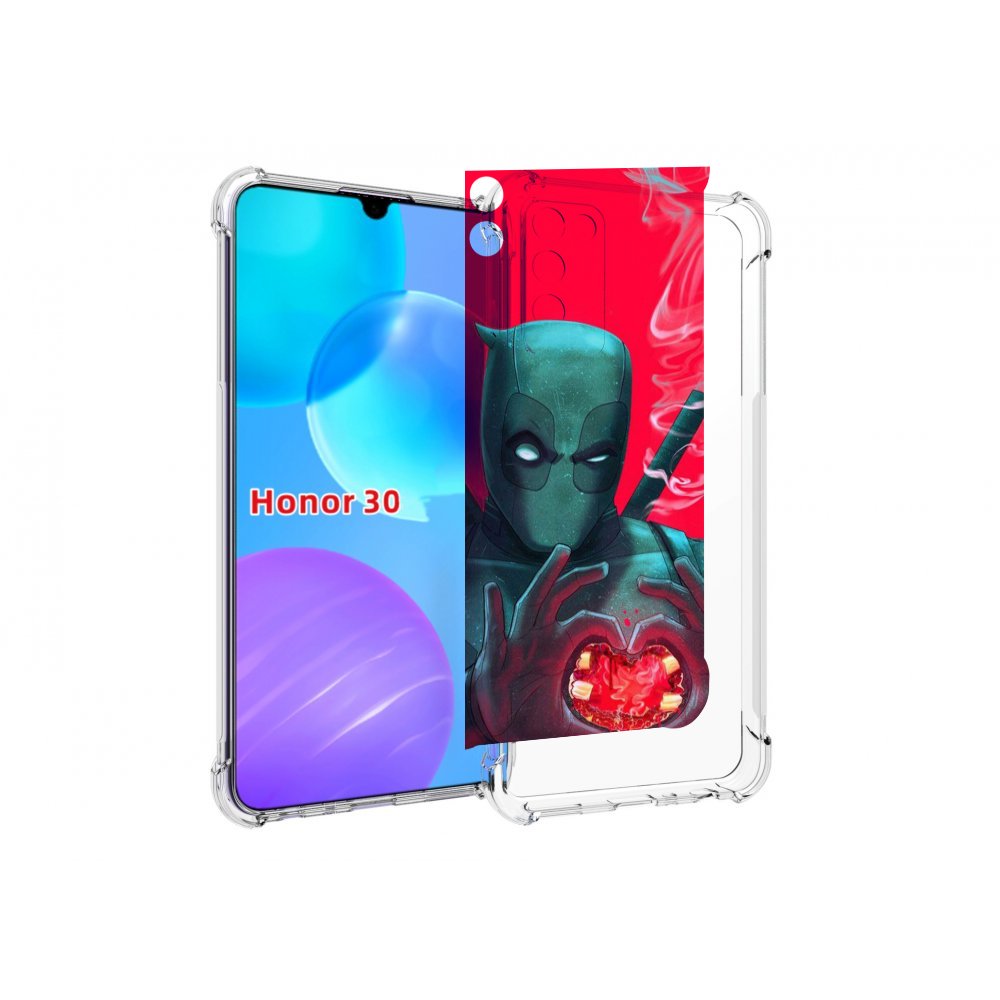 

Чехол MyPads дедпул-в-сердце для Huawei Honor 30 Lite, Tocco