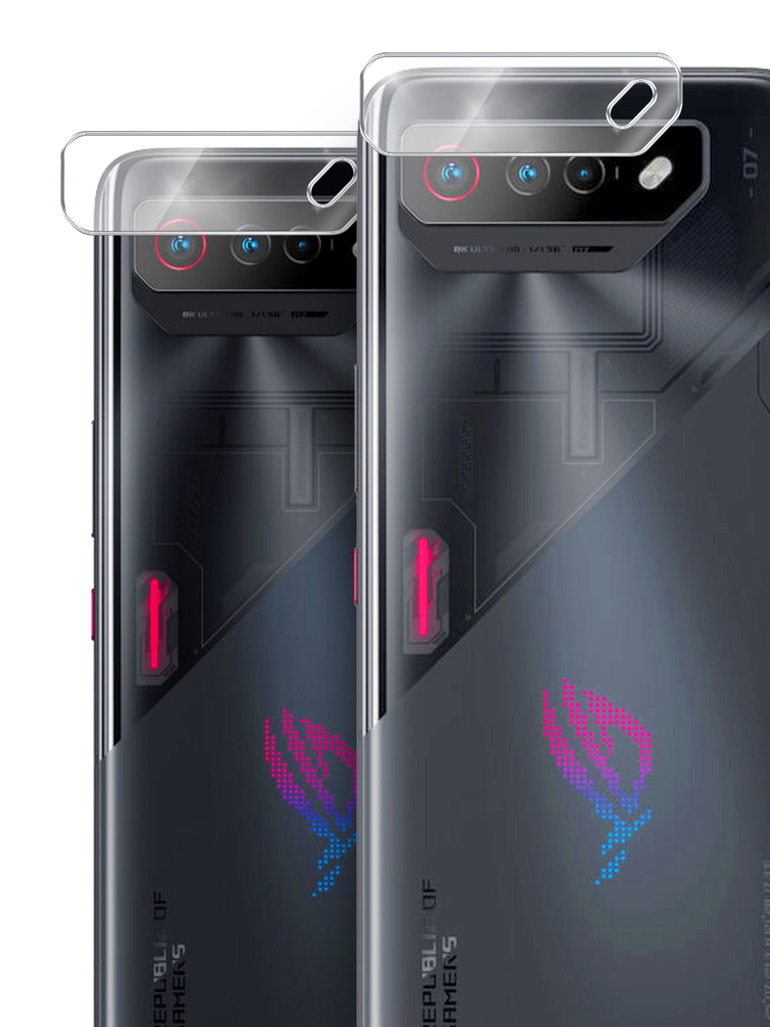 

Гибридное защитное стекло Brozo на камеру Asus Rog Phone 7, Asus Rog Phone 7