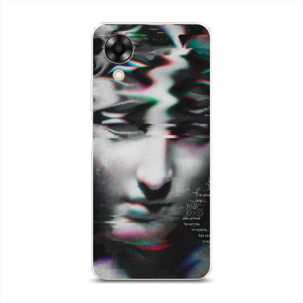 

Чехол Awog на Oppo A17K "Glitch Art", Серый, 2512850-9