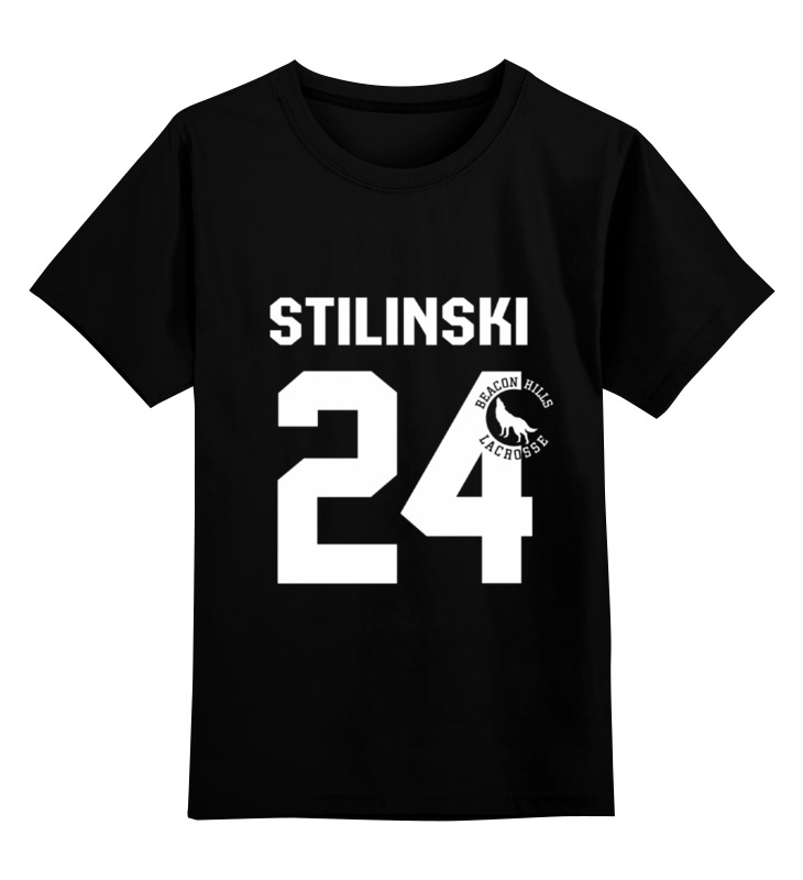 

Футболка детская Printio Stilinski 24 цв. черный р. 140, Stilinski 24