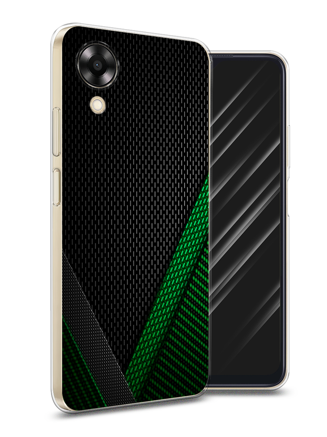 

Чехол Awog на Oppo A17K "Зеленый карбон", Черный;зеленый, 2512850-3