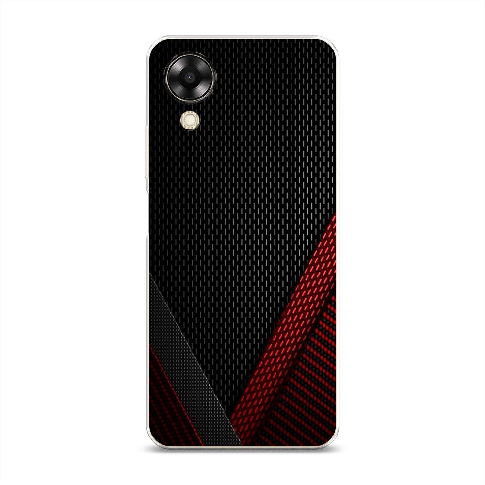 

Чехол Awog на Oppo A17K "Красный карбон", Черный;красный, 2512850-3