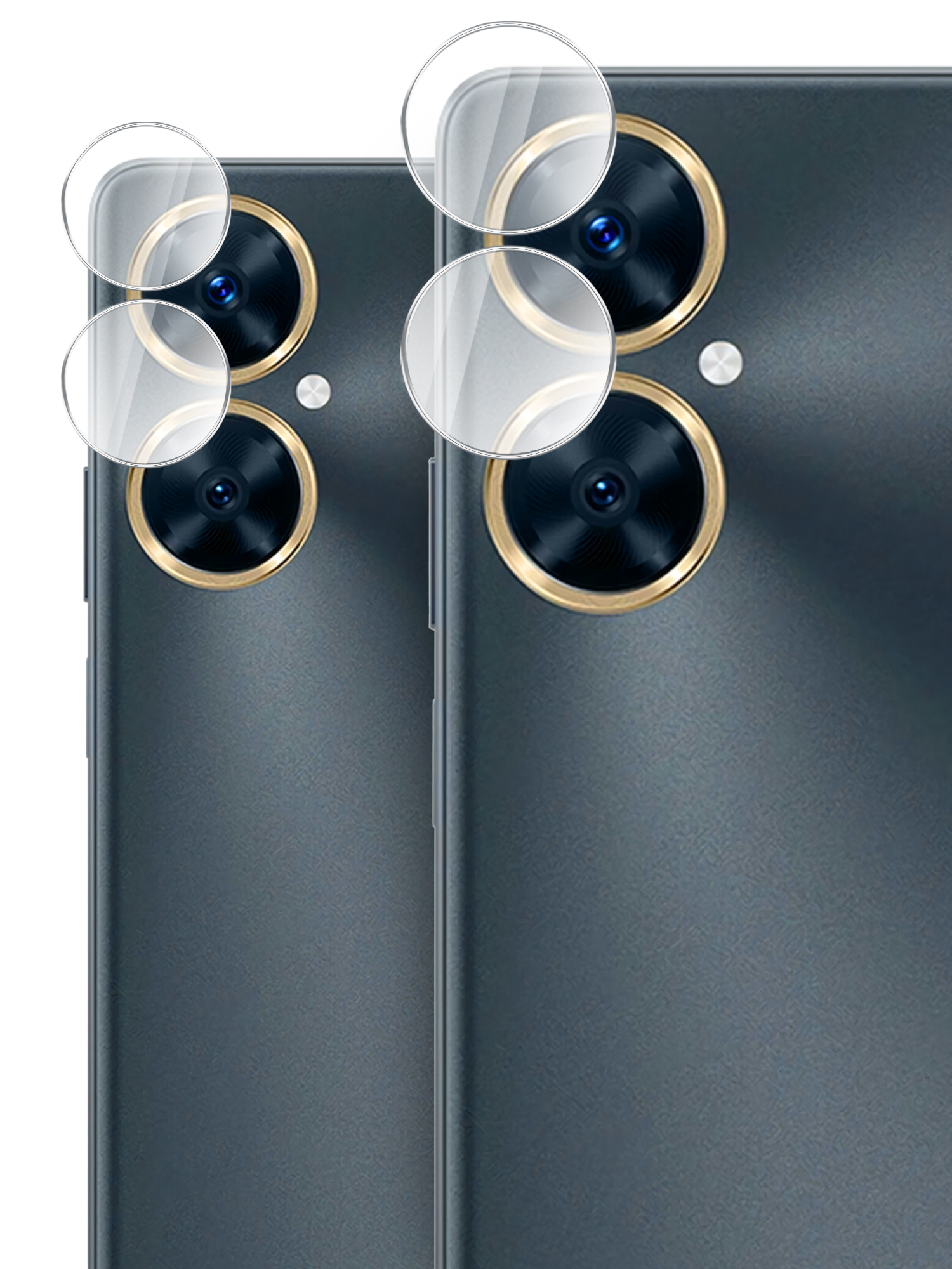 

Гибридное защитное стекло Brozo на камеру Huawei Nova 11i, Huawei Nova 11i