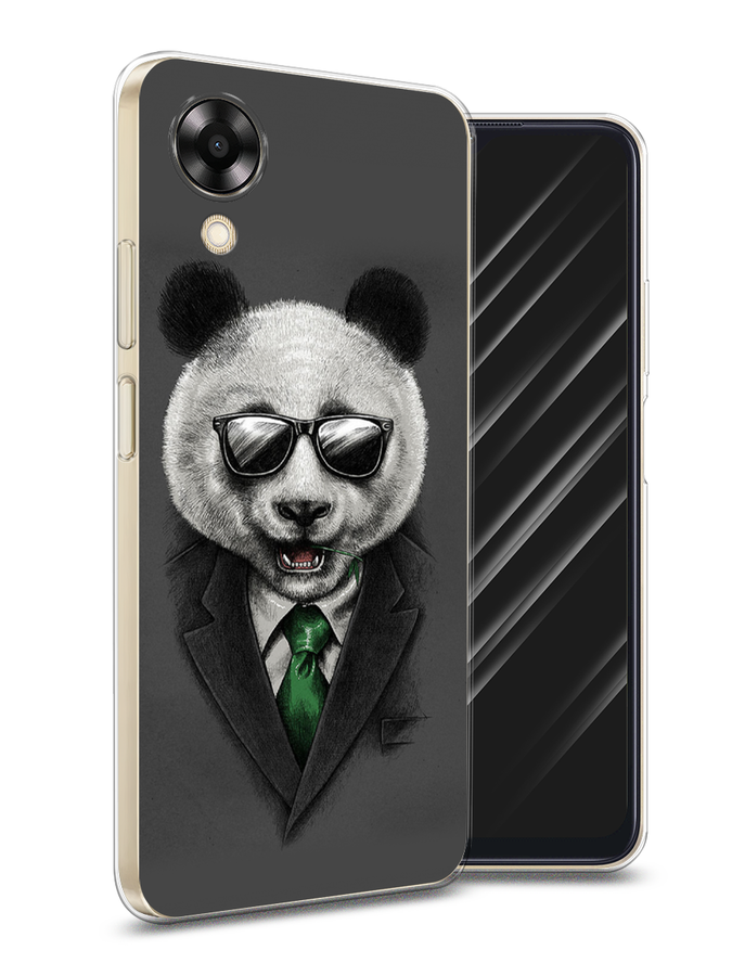 

Чехол Awog на Oppo A17K "Деловая панда", Серый;зеленый, 2512850-10