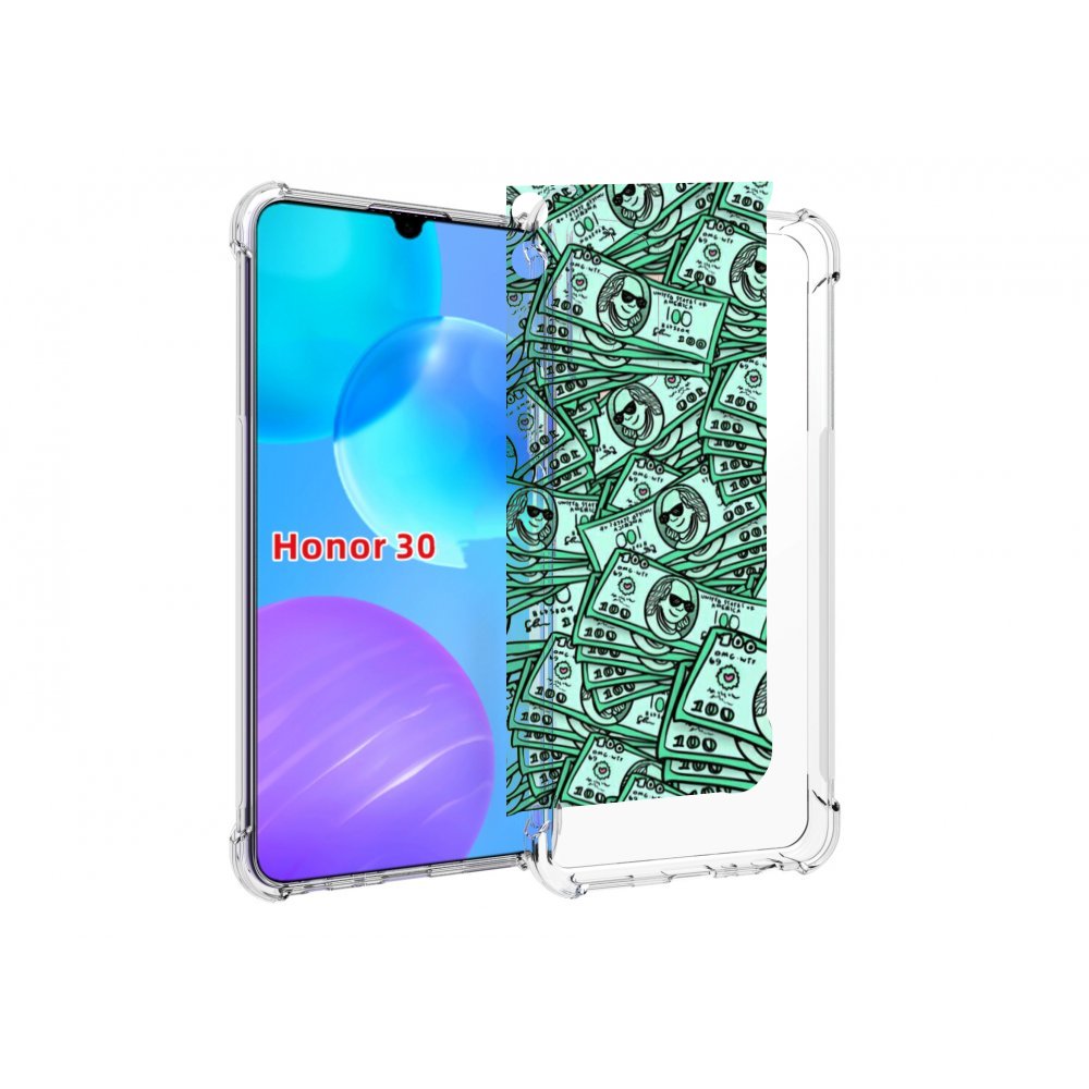 

Чехол MyPads доллары картинка для Huawei Honor 30 Lite, Tocco