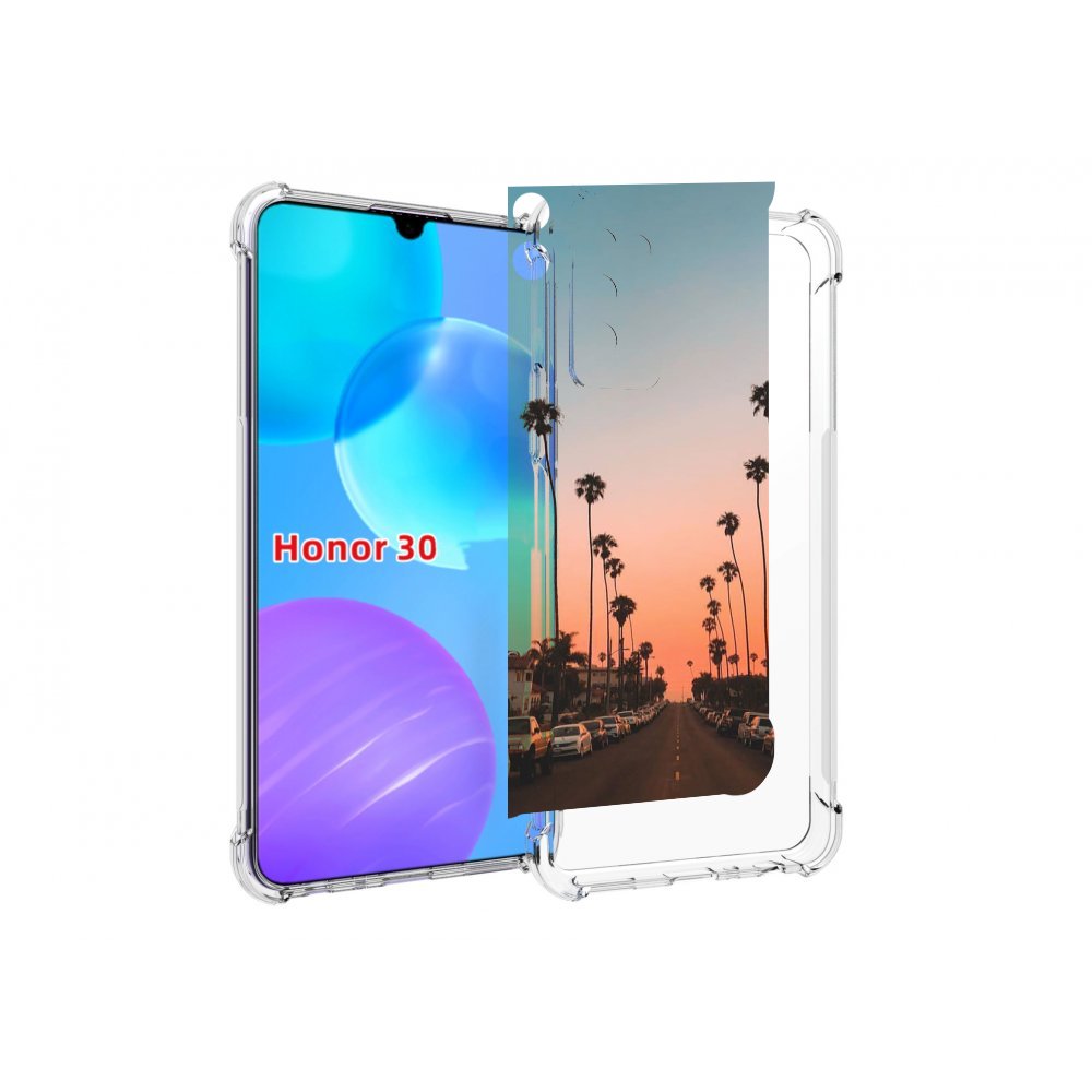 

Чехол MyPads дорога-с-закатом для Huawei Honor 30 Lite, Tocco