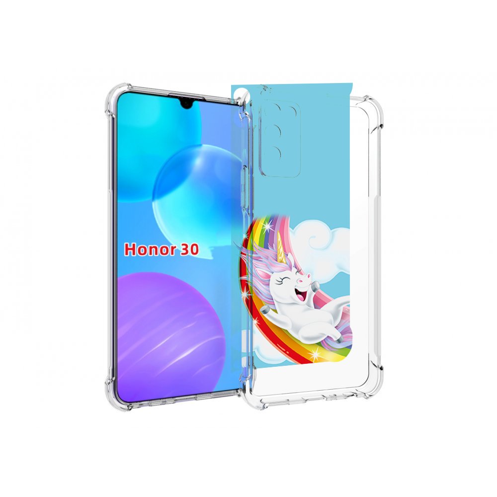 

Чехол MyPads единорог-на-радуге для Huawei Honor 30 Lite, Tocco