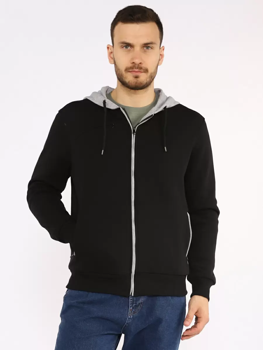 

Толстовка мужская A passion play 222TR(WH-0042)-0201 черная S, Черный, SQ69991