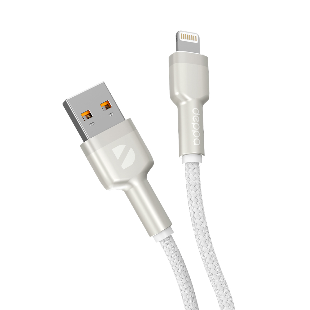 Кабель Lightning-USB Deppa 72508 1 м белый