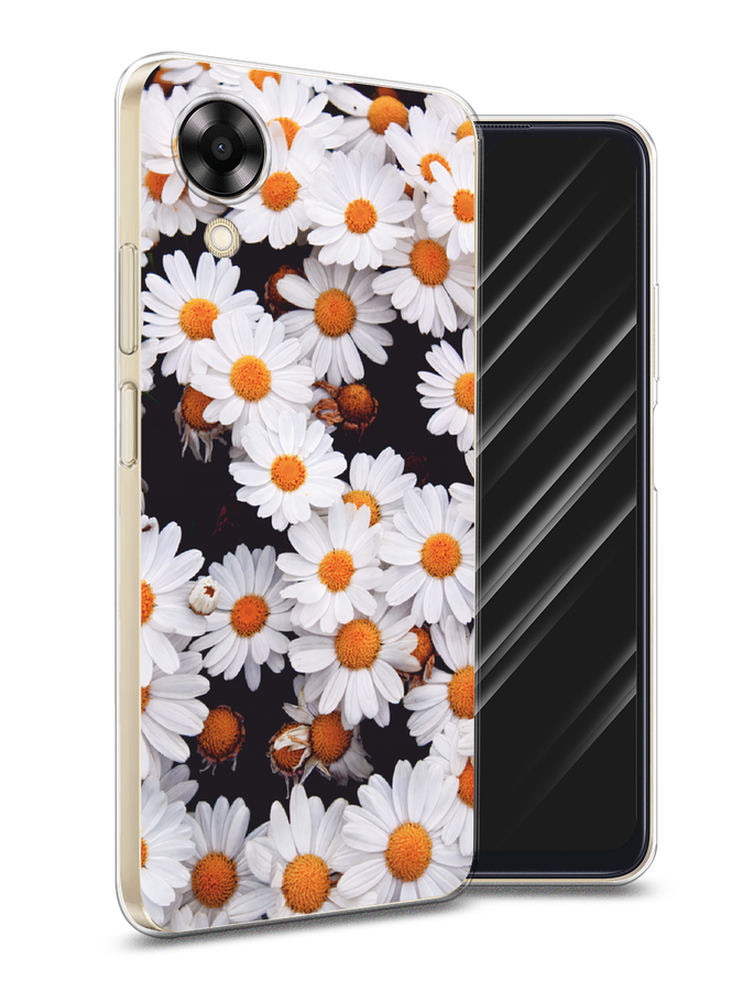 

Чехол Awog на Oppo A17K "Ромашковое поле", Белый, 2512850-4