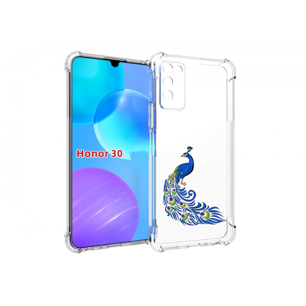 

Чехол MyPads жарптица-голубая для Huawei Honor 30 Lite, Tocco