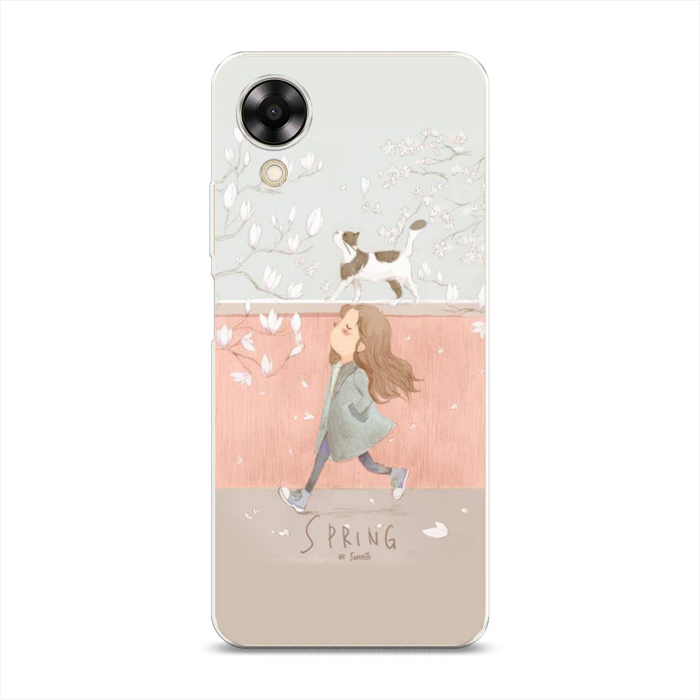 

Чехол Awog на Oppo A17K "Девочка-весна", 2512850-7