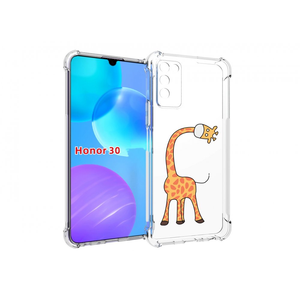 

Чехол MyPads жирафик детский для Huawei Honor 30 Lite, Tocco
