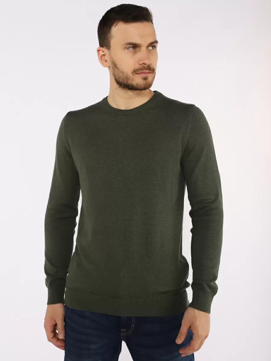 

Джемпер мужской A passion play 222TR(XT-0004)-1601 хаки L, SQ70056