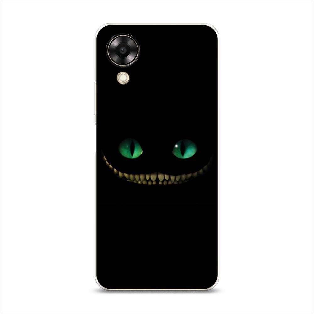 

Чехол Awog на Oppo A17K "Зеленоглазый чеширский кот", Черный, 2512850-10