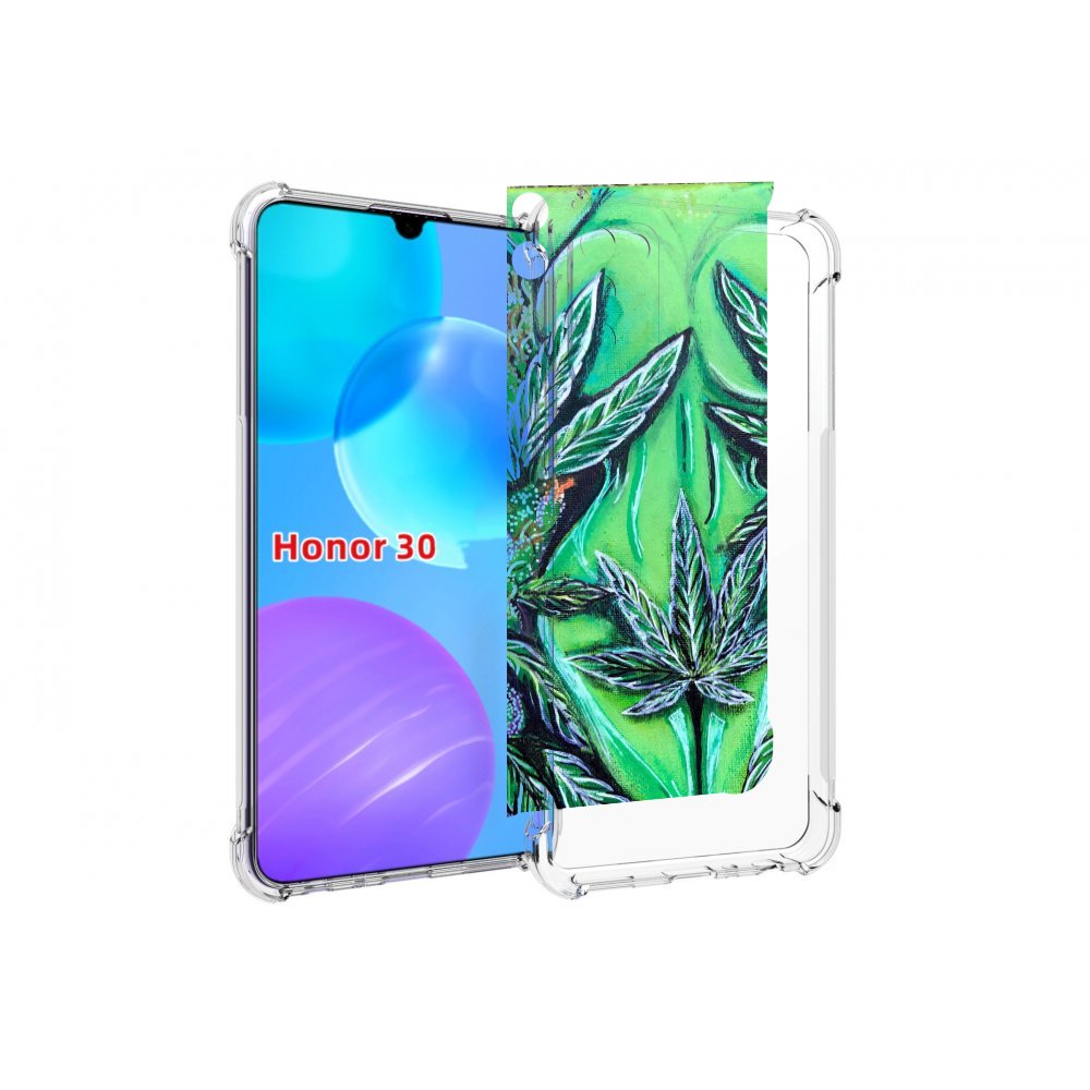 

Чехол MyPads зеленая девушка для Huawei Honor 30 Lite, Tocco