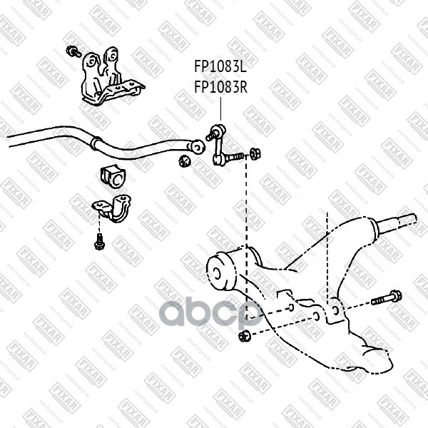 

Тяга Стабилизатора FIXAR FP1083R