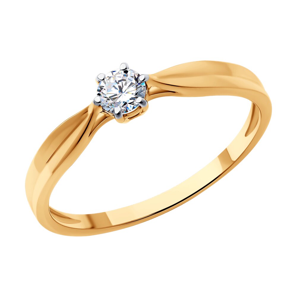 

Кольцо из золота р. , SOKOLOV Diamonds 1012620, бриллиант, 1012620