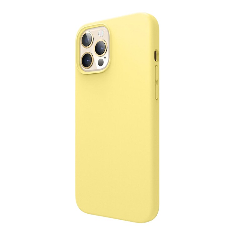 

Чехол Apple iPhone 12 Pro Max MagSafe Silicone Case (закрытый низ) (дыня), Желтый